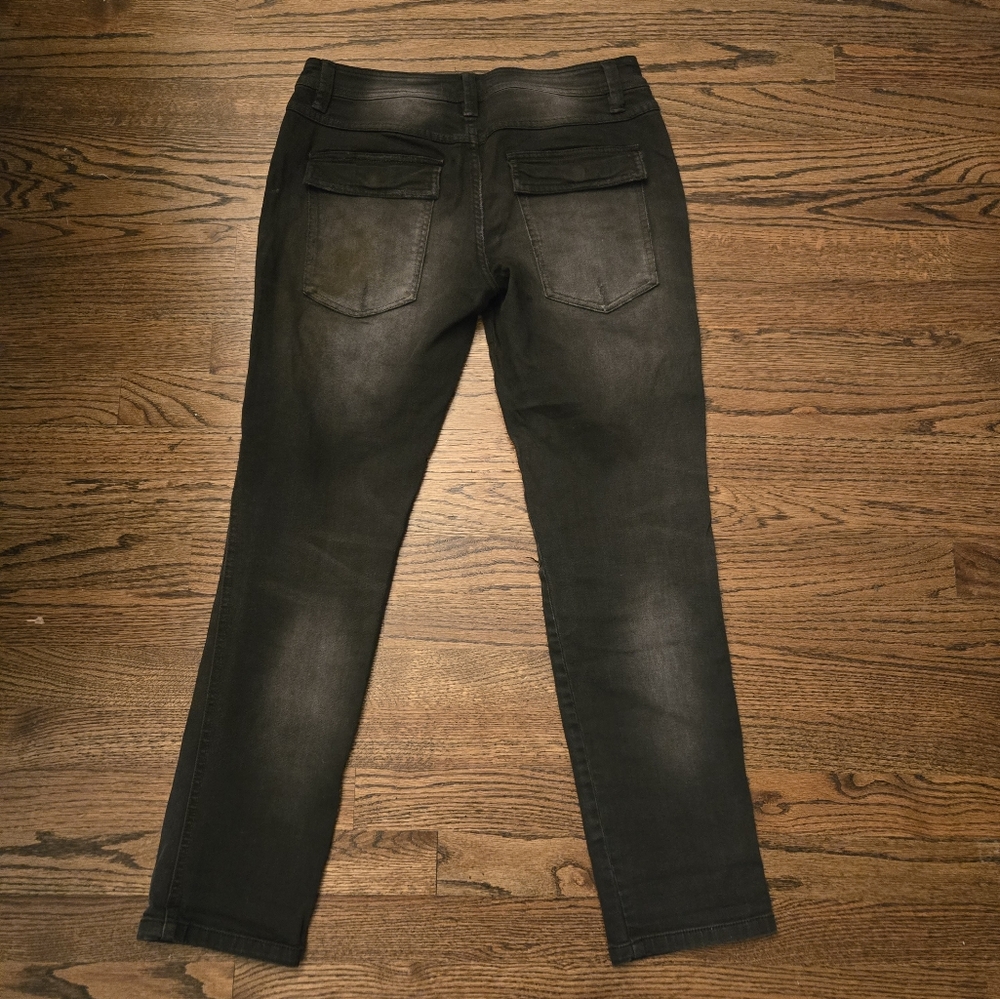 Free People Distressed Boyfriend Jeans - Picture 2 of 5